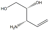 (2R,3S)-3-Amino-4-pentene-1,2-diol,,结构式