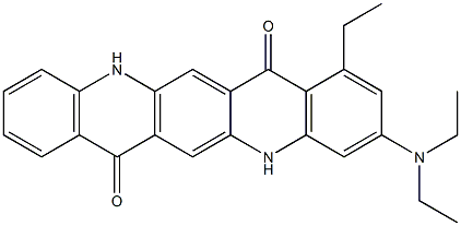  3-(Diethylamino)-1-ethyl-5,12-dihydroquino[2,3-b]acridine-7,14-dione