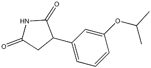 2-[3-(Isopropyloxy)phenyl]succinimide Structure