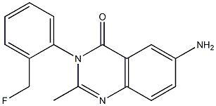 6-Amino-3-[2-(fluoromethyl)phenyl]-2-methylquinazolin-4(3H)-one|