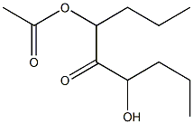 4-Acetoxy-6-hydroxy-5-nonanone Structure