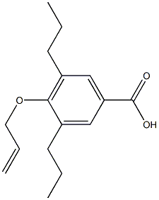 4-(Allyloxy)-3,5-dipropylbenzoic acid Structure