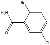 2-Bromo-5-chlorobenzamide,,结构式