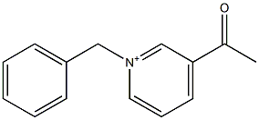 1-Benzyl-3-acetylpyridinium Struktur