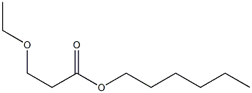 3-Ethoxypropionic acid hexyl ester Structure