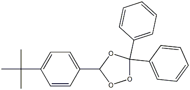 3-(4-tert-Butylphenyl)-5,5-diphenyl-1,2,4-trioxolane,,结构式