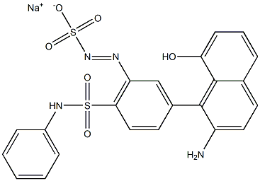 4-(2-Amino-8-hydroxynaphthyl-6-sulfo)azo-N-phenylbenzenesulfonamide sodium salt