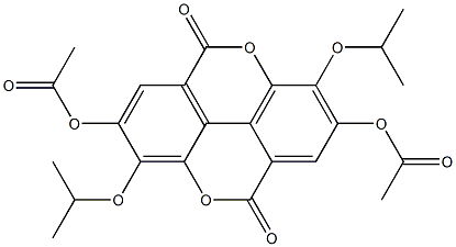 2,7-Diacetoxy-3,8-diisopropoxy[1]benzopyrano[5,4,3-cde][1]benzopyran-5,10-dione