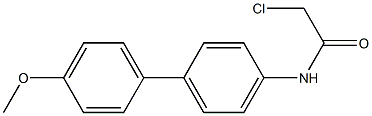 N-(4'-Methoxy-1,1'-biphenyl-4-yl)chloroacetamide Structure