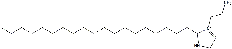 3-(2-Aminoethyl)-2-nonadecyl-3-imidazoline-3-ium Structure