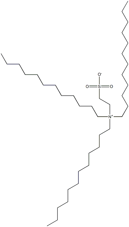 N,N-ジドデシル-N-(2-スルホナトエチル)-1-ドデカンアミニウム 化学構造式