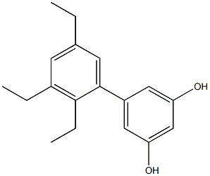  5-(2,3,5-Triethylphenyl)benzene-1,3-diol