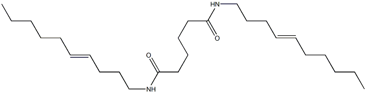 N,N'-ジ(4-デセニル)アジポアミド 化学構造式