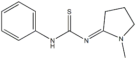 1-Methyl-2-[[phenylamino(thioxo)methyl]imino]pyrrolidine