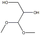 (+)-D-Glyceraldehyde dimethyl acetal,,结构式