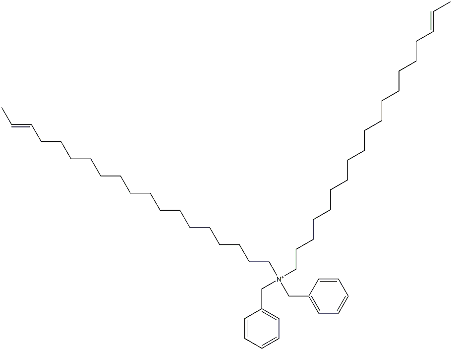 Di(17-nonadecenyl)dibenzylaminium Structure