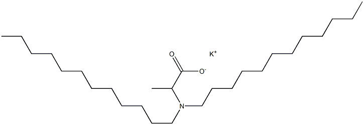 2-(Didodecylamino)propanoic acid potassium salt