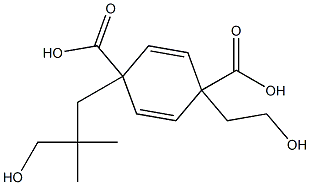 Terephthalic acid 1-(2-hydroxyethyl)4-(3-hydroxy-2,2-dimethylpropyl) ester 结构式