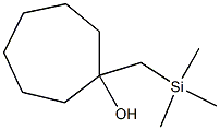 1-(Trimethylsilylmethyl)cycloheptanol,,结构式