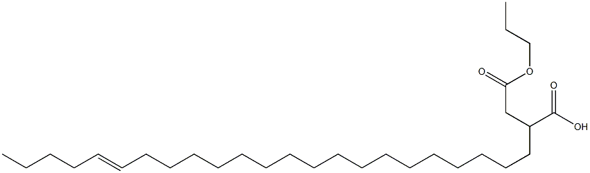 2-(18-Tricosenyl)succinic acid 1-hydrogen 4-propyl ester,,结构式