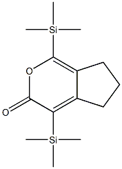 6,7-Dihydro-1,4-bis(trimethylsilyl)cyclopenta[c]pyran-3(5H)-one