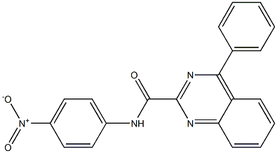 N-(4-Nitrophenyl)-4-phenylquinazoline-2-carboxamide Structure