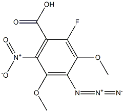  4-Azido-2-fluoro-3,5-dimethoxy-6-nitrobenzoic acid