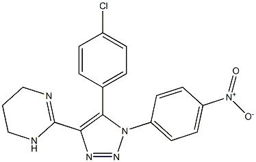  1-(4-Nitrophenyl)-4-[(3,4,5,6-tetrahydropyrimidin)-2-yl]-5-(4-chlorophenyl)-1H-1,2,3-triazole