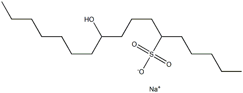  10-Hydroxyheptadecane-6-sulfonic acid sodium salt