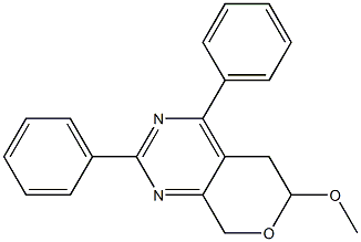 2,4-Diphenyl-6-methoxy-5,6-dihydro-8H-pyrano[3,4-d]pyrimidine