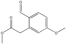 (2-Formyl-5-methoxyphenyl)acetic acid methyl ester