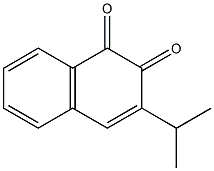 3-Isopropyl-1,2-naphthoquinone Structure