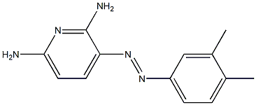 3-[(3,4-Dimethylphenyl)azo]-2,6-pyridinediamine,,结构式