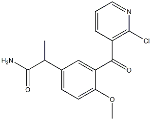 2-[3-(2-Chloronicotinoyl)-4-methoxyphenyl]propionamide