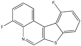 4,11-Difluoro[1]benzothieno[2,3-c]quinoline Struktur