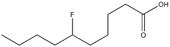 6-Fluorocapric acid 结构式