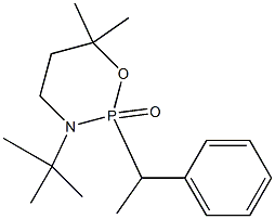 3-tert-Butyl-3,4,5,6-tetrahydro-6,6-dimethyl-2-(1-phenylethyl)-2H-1,3,2-oxazaphosphorin-2-one,,结构式