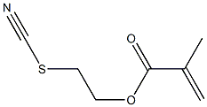 Methacrylic acid 2-thiocyanatoethyl ester,,结构式