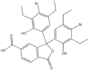 1,1-Bis(4-bromo-3,5-diethyl-2-hydroxyphenyl)-1,3-dihydro-3-oxoisobenzofuran-6-carboxylic acid|