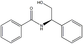 N-[(R)-α-(ヒドロキシメチル)ベンジル]ベンズアミド 化学構造式