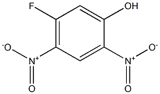 2,4-Dinitro-5-fluorophenol 结构式