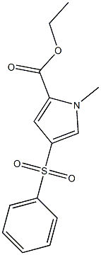 1-Methyl-4-phenylsulfonyl-1H-pyrrole-2-carboxylic acid ethyl ester