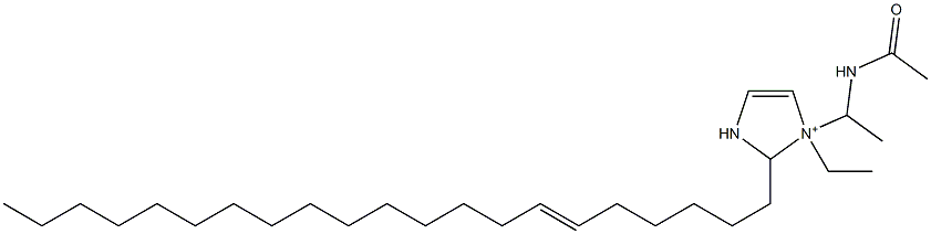 1-[1-(Acetylamino)ethyl]-1-ethyl-2-(6-henicosenyl)-4-imidazoline-1-ium Structure