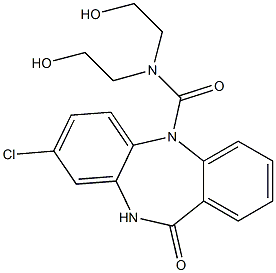 N,N-Bis(2-hydroxyethyl)-8-chloro-11-oxo-5,10-dihydro-11H-dibenzo[b,e][1,4]diazepine-5-carboxamide