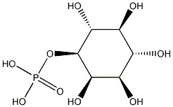 D-myo-Inositol 3-phosphoric acid,,结构式