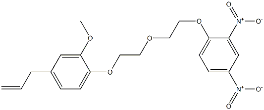 3-[4-[2-[2-(2,4-Dinitrophenoxy)ethoxy]ethoxy]-3-methoxyphenyl]-1-propene Structure