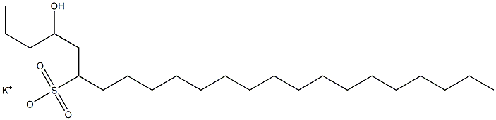 4-Hydroxytricosane-6-sulfonic acid potassium salt