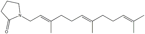  1-(3,7,11-Trimethyl-2,6,10-dodecatrienyl)pyrrolidine-2-one