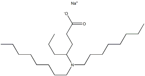 4-(Dioctylamino)heptanoic acid sodium salt|