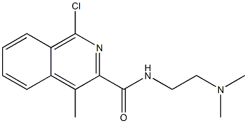 1-Chloro-N-(2-dimethylaminoethyl)-4-methyl-3-isoquinolinecarboxamide